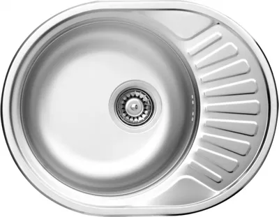 Produktbild von 1-bowl steel sink with drainer