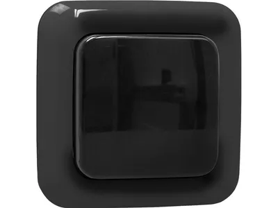 Produktbild von Smartwares SH5-TSW-C SmartHome Funk Einzelwandschalter, Wand-montiert, RF Wireless, Kabellos, 1 Kanäle, 433.92 MHz, Schwarz