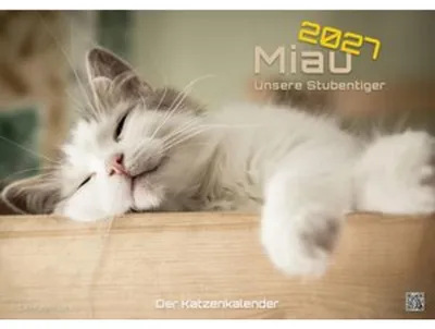 Obrázek produktu pro Miau – Naši domácí mazlíčci – Kočičí kalendář – 2027 – Kalendář formátu DIN A2