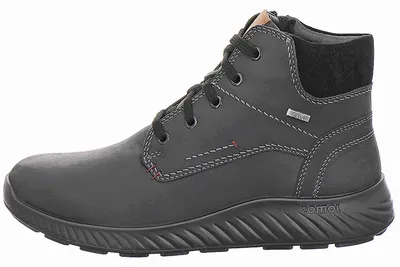 A side view of a black Jomos MENORA men's boot.