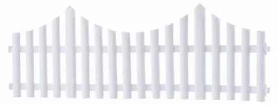 Zdjęcie produktu dla Zestaw ogrodzenia ogrodowego, 10 elementów, z PP, ok. 61 x 21,5 cm