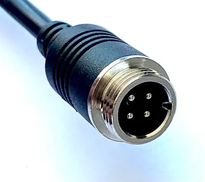 Produktbild von Caratec Safety CSZ112M Monitor-Adapter 6-polige Minischraubkupplung auf 4-polige Schraubkupplung