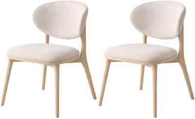 Immagine prodotto di Sedia, stile moderno, colore beige chiaro, legno, nuova, soggiorno, cucina