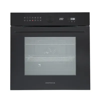 Produktbild von Respekta Glas-Einbaubackofen autark Adrian, Pyrolyse, 71 l, 50 ° - 250 °C