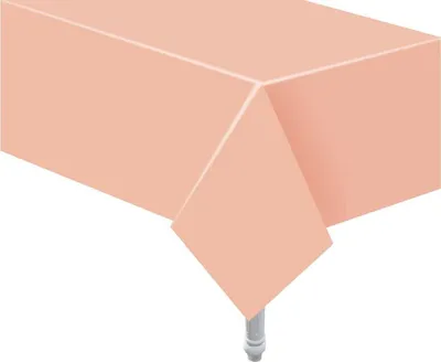 Image de Nappe en papier rose clair, 132x183 cm