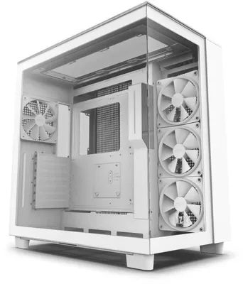 Produktbild von H9 Elite Midi-Tower-Gehäuse – Gehärtetes Glas – RGB-Unterstützung – Weiß