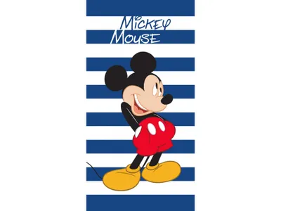 Produktbild von Mickey Mouse Handtuch 70x140cm Baumwolle