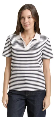 Produktbild von Tom Tailor 1050437_L, T-Shirt, Erwachsener, Weiblich, Mehrfarbig, L, Kurzärmel