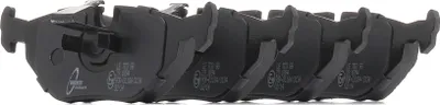 Produktbild von TRUCKTEC AUTOMOTIVE Bremsbeläge Satz Hinten Bremsklötze für BMW 5 Limousine (E39) 08.34.109