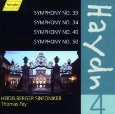 Produktbild von Sinfonien 39,34,40+50