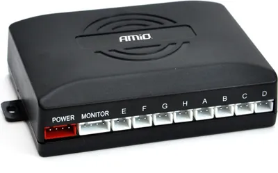 Obrázok produktu pre AMiO Riadiaca jednotka/Centrálka pre asistenty parkovania 8-senzorová LED/Zvukový signalizátor