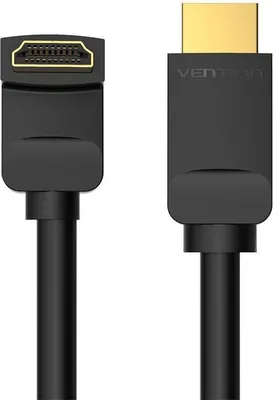 Image de Câble Hdmi 2.0 Vention Aaqbg 1.5M, coudé 270°, 4K 60Hz (Noir)