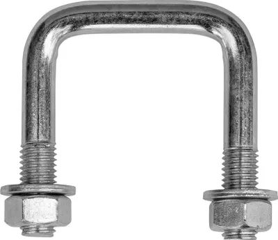 Produktbild von DROMET U-Bügelschraube M12 65x62 mm verzinkt für Autoanhänger Vierkantrohre