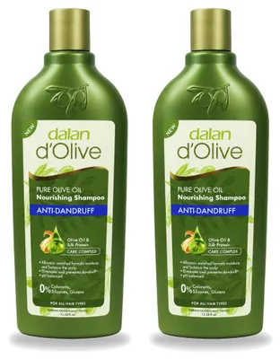 Produktbild von 2 x Dalan d'Olive Anti-Schuppen-Shampoo - Nährend - 400 ml - Vorteilspackung - 2 Stücke