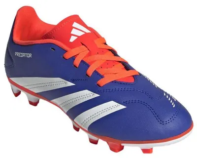 Imagen del producto de Adidas - Zapatillas de fútbol para niños, para terrenos flexibles, modelo "Predator", número de club PP6165 (talla 38 EU), color azul marino oscuro