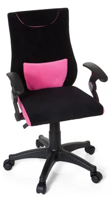 Produktbild von hjh OFFICE Kinderdrehstuhl KIDDY PRO AL Schreibtischstuhl für Kinder höhenverstellbar mit Armlehnen Stoff