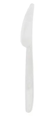 Zdjęcie produktu dla 200 noży wielokrotnego użytku Papstar, 18,5 cm, przezroczyste, 90474