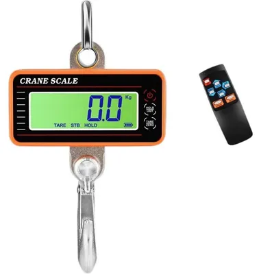Immagine prodotto di Verk 17146 Bilancia elettronica a sospensione fino a 500 kg, telecomando, arancione