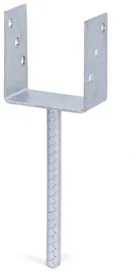 Zdjęcie produktu dla Wspornik słupka U ETA-10/0210 101x100x200x60mm TZN z kotwą do betonu i stalą falistą GAH