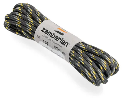 Zdjęcie produktu dla Sznurowadła trekkingowe Zamberlan Round Lace - grey-yellow