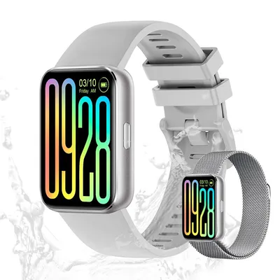 Fur Herren's Telefonfunktion IP68/1ATM Wasserdicht Fitness-Tracker  Fitnessuhr mit SpO₂, Stressanalyse & über 120 Sportmodi