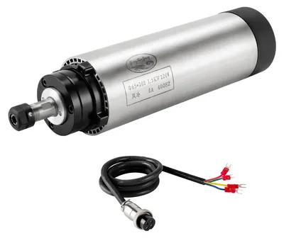 CNC-Spindelmotor 1,5 kW, 220 V, 65 mm, 24000 U/min, luftgekühlt