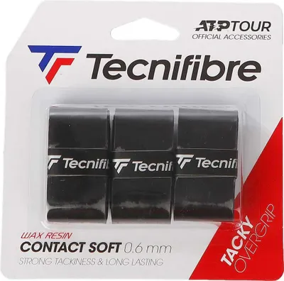 Obrázek produktu pro Tecnifibre Contact Soft Overgrip, černá barva, univerzální velikost