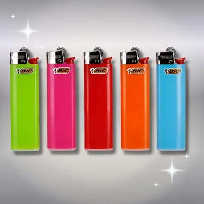 Produktbild von BIC Feuerzeuge – 5er Set Einwegfeuerzeuge | Verschiedene Farben