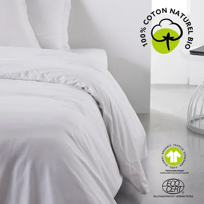 Image de Housse de couette unie ORGANIC