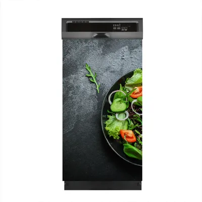 Produktbild von Aufkleber sticker 45x80 cm Dekorative folie Spülmaschine - Salat Tomate Gurke