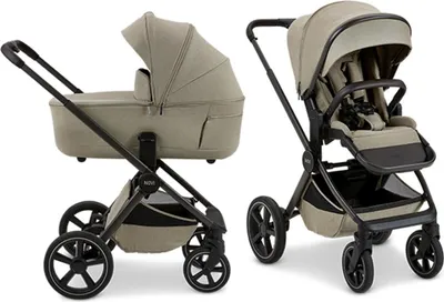 Produktbild von Novi Luna Premium Kombikinderwagen – ab Geburt bis 22 kg – mit Babywanne & Sportsitz – inkl. Regenschutz, Moskitonetz & Adapter-Set