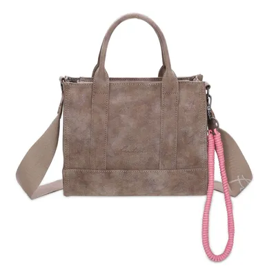 Zdjęcie produktu dla Torebka na ramię Fritzi aus Preußen SquareN Vintage Crossbody Bag Old Wood brązowa