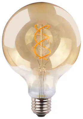 Produktbild von Müller-Licht Retro LED Spiral Filament Globe G125 4W = 25W E27 Gold 250lm extra warmweiß 2000K