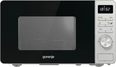 A studio shot of a Gorenje microwave.