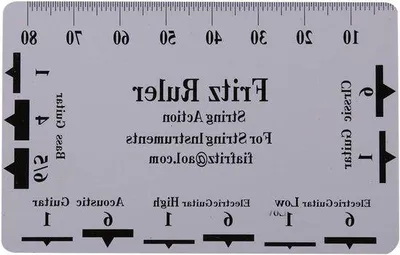 Image de Règle de réglage pour guitare - Instrument de musique pour guitare et basse - Outil pour luthier