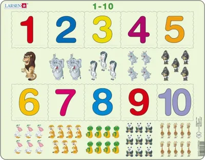 Image de Puzzle de comptage 1-10 10 pièces