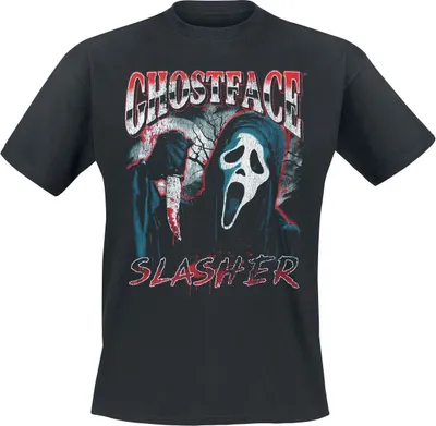 Produktbild von IndieGo Distribution Ltd Scream (Film) T-Shirt Herren Ghostface - Slasher schwarz M