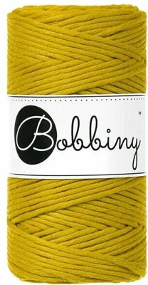 Zdjęcie produktu dla Bobbiny Macrame Cord 3 mm 100 m Spicy Yellow Sznurek