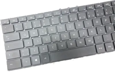 Zdjęcie produktu dla GERMAN - Czarne podświetlenie klawiatury kompatybilne z Dell XPS 15 9510-TXGJ5