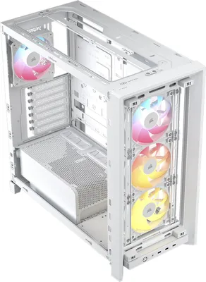 Zdjęcie produktu dla CORSAIR Geh Midi FRAME 4000D LCD RS ARGB Mid-Tower, White