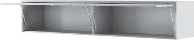 Obrázek produktu pro Furniture24 Nástavec Bed Concept Lenart BC15, skříň pro sklopné postele, 2 dvířka, matná šedá