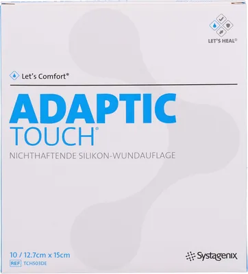 Produktbild von ADAPTIC Touch 12,7x15 nichthaft. Silikon Wundaufl., 10 St WGA