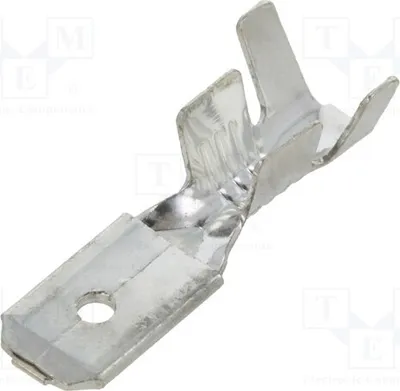 Immagine prodotto di 20 connettori: piatti, 6,3 mm, per cavi da 4÷6 mm², 0,8 mm, connettore maschio, connessione a crimpare, non isolati