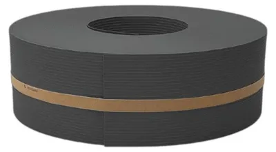 Produktbild von Sichtschutzstreifen zaun|zu RILLE HALBE 50m Rolle PP Zaunblende Doppelstabzaun Anthrazit 50m