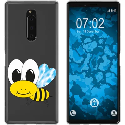 Produktbild von PhoneNatic Case kompatibel mit Sony Xperia 1 Silikon-Hülle Cutiemals M1