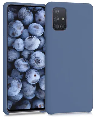 Produktbild von kwmobile Handyhülle für Samsung Galaxy A71 Hülle - Case Silikon - Kabelloses Laden - Schutzhülle Cover in Flieder