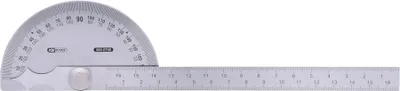 Produktbild von KS Tools 300.0700, Halbkreis, Edelstahl, Matte, Edelstahl, 0 - 180°, 220 mm