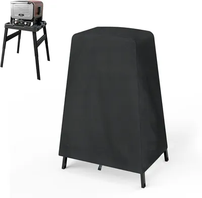 Imagen del producto de Funda protectora para horno de leña, con soporte, resistente al agua, fabricada en tela Oxford 420D, de color , para uso en exteriores