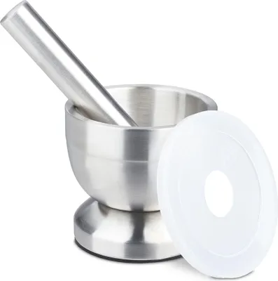 Produktbild von Mörser mit Schlag aus Edelstahl