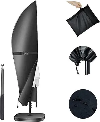 Immagine prodotto di Copertura impermeabile in tessuto Oxford 600D, 2-4 m, per ombrellone